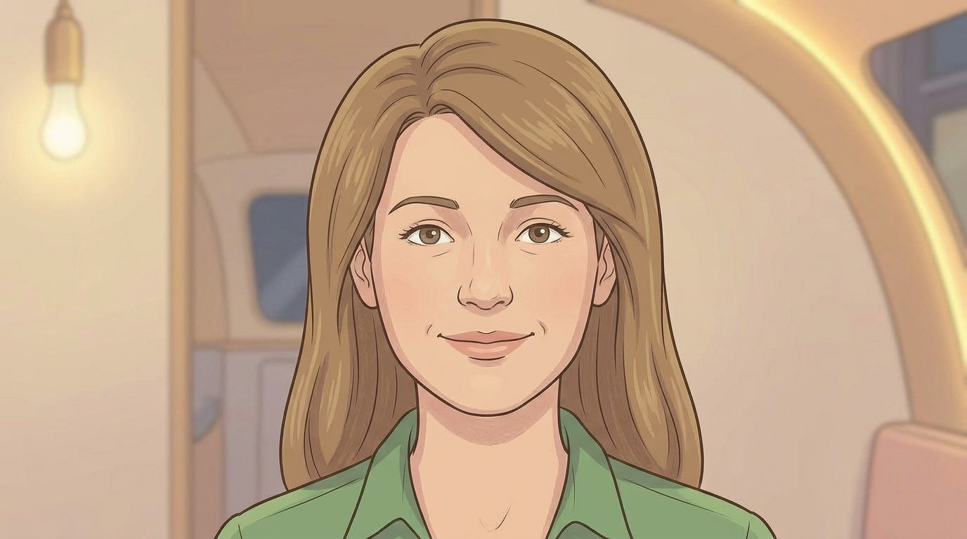 Video call with job coach Sarah M.